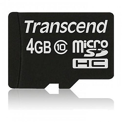 Transcend 4GB micro SDHC (No Box & Adapter, Class 10)