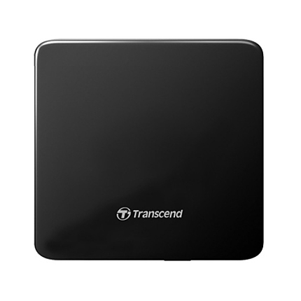 Transcend 8X DVD±RW, Slim Type, USB 2.0 (Black), 13.9mm Thickness