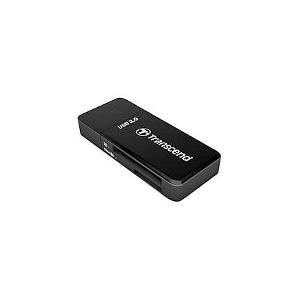 Transcend SD/microSD Card Reader, USB 3.0/3.1 Gen 1, Black