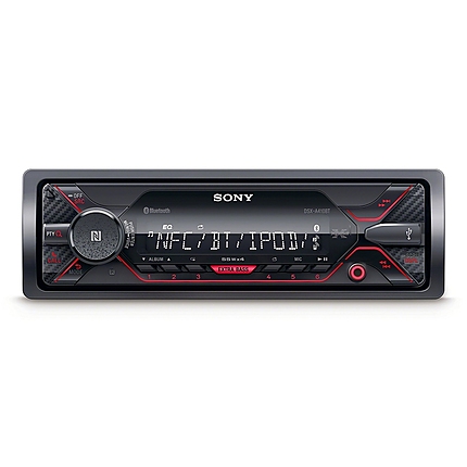 Sony DSX-A410BT In-car Media Receiver with USB, Red illumination