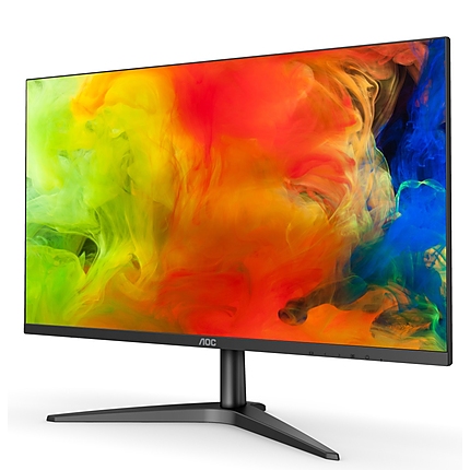 AOC 24B1H, 23.6" Wide MVA LED, 5 ms, 3000:1, 50M:1 DCR, 250 cd/m2, FHD 1920x1080@60Hz, FlickerFree, Low Blue Light, D-Sub, HDMI, Headphone Out, Black