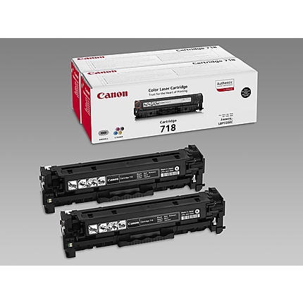 Canon CRG-718BK, 2Pk