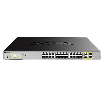 D-Link 24-Port Desktop Gigabit PoE + 2GE Combo Switch