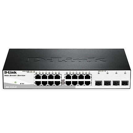 D-Link 16 10/100/1000 Base-T port with 4 x 1000Base-T /SFP ports