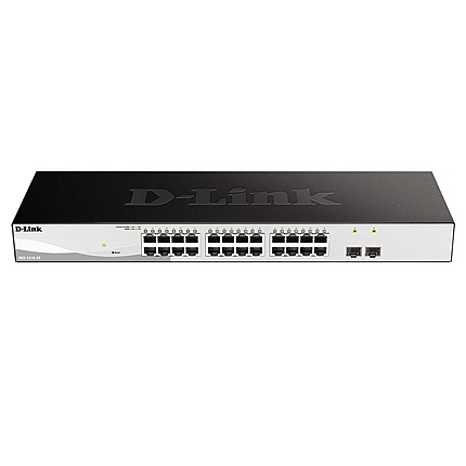 D-Link 26-Port Gigabit Smart Switch with 2 SFP ports