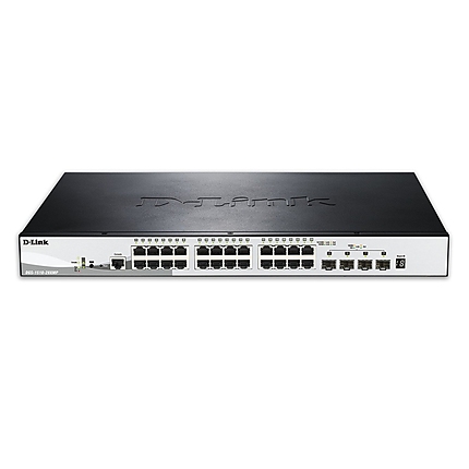 D-Link 28-Port Gigabit Stackable POE Smart Managed Switch including 4 10G SFP+