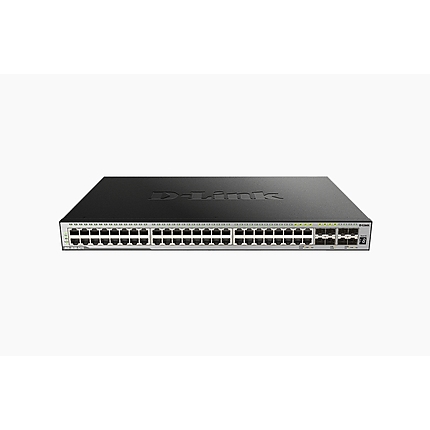 D-Link xStack 44-port GE and 4-port Combo 1000BaseT/SFP plus 4 10GE SFP+