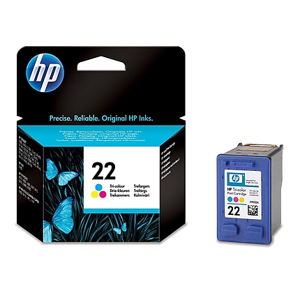 HP 22 Tri-color Inkjet Print Cartridge