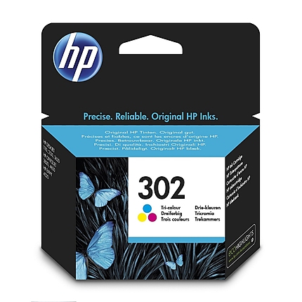 HP 302 Tri-color Original Ink Cartridge