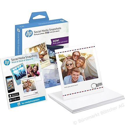 HP Social Media Snapshots, 25 sheets, 10x13cm