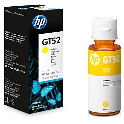 HP GT52 Yellow Original Ink Bottle