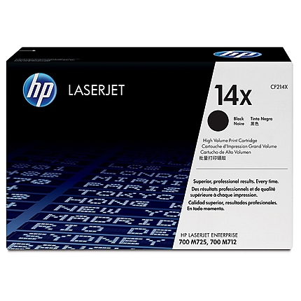 HP 14X Black LaserJet Toner Cartridge