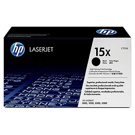 HP 15X Black LaserJet Toner Cartridge