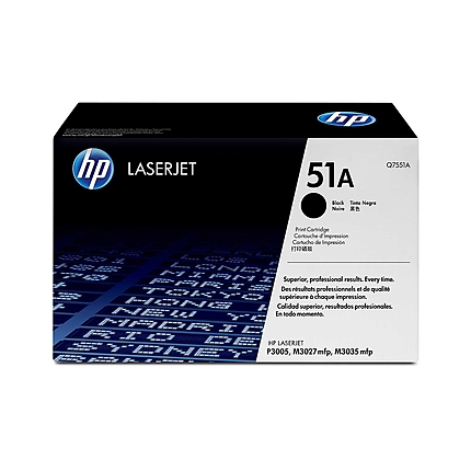 HP 51A Black LaserJet Toner Cartridge