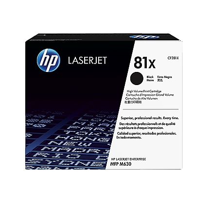 HP 81X High Yield Black Original LaserJet Toner Cartridge