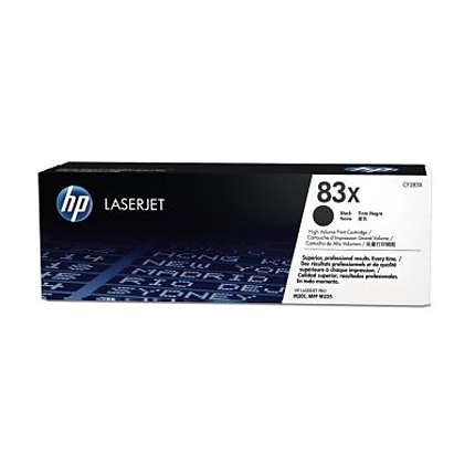 HP 83X Black LaserJet Toner Cartridge (CF283X)