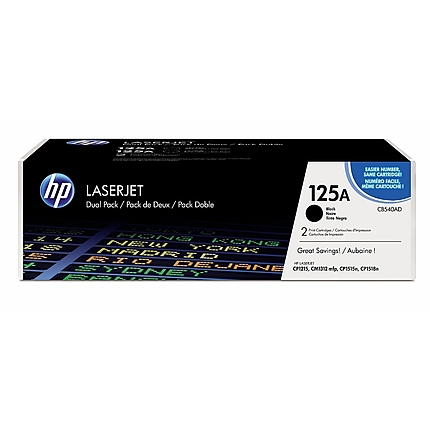 HP 125A Black Dual Pack LJ Toner Cartridge