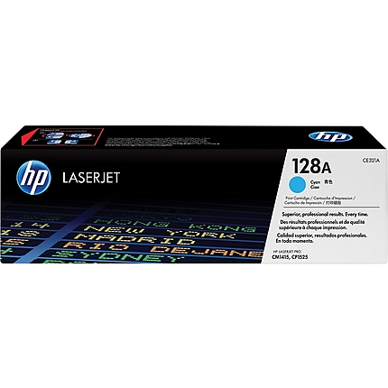 HP 128A Cyan LaserJet Toner Cartridge