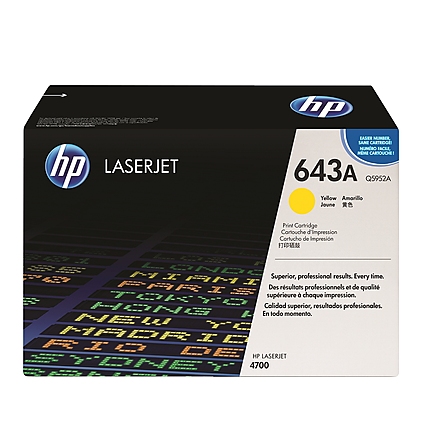 HP 643A Yellow LaserJet Toner Cartridge