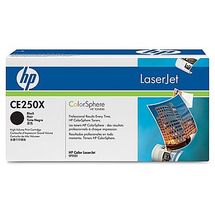 HP Color LaserJet CE250X Black Print Cartridge