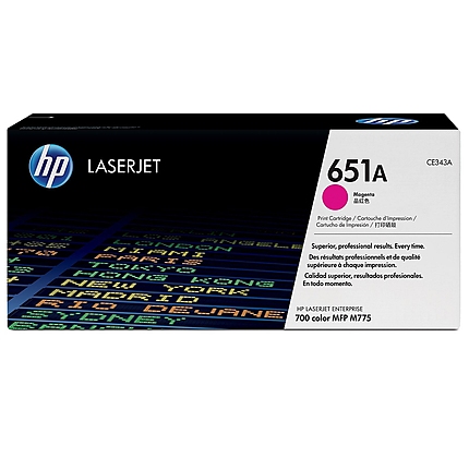 HP 651A Magenta LaserJet Toner Cartridge