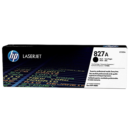 HP 827A Black LaserJet Toner Cartridge (CF300A)