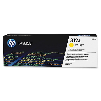 HP 312A Yellow Original LaserJet Toner Cartridge