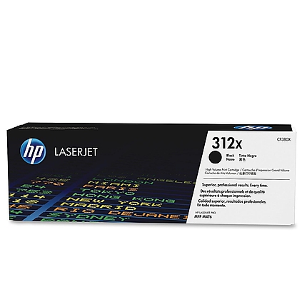 HP 312X High Yield Black Original LaserJet Toner Cartridge