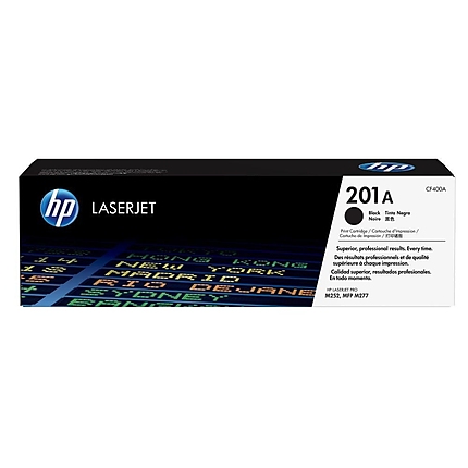 HP 201A Black Original LaserJet Toner Cartridge (CF400A)