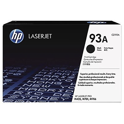 HP 93A Black Original LaserJet Toner Cartridge