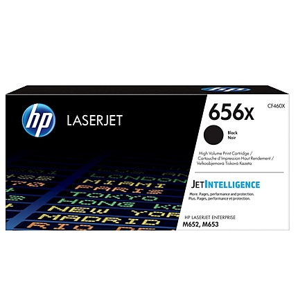 HP 656X High Yield Black Original LaserJet Toner Cartridge (CF460X)