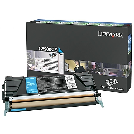 Lexmark C5200CS C520, 530 Cyan Return Programme 1.5K Toner Cartridge