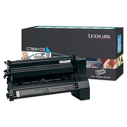 Lexmark C780A1CG C780, C/X782, 782XL Cyan Return Programme 6K Print Cartridge