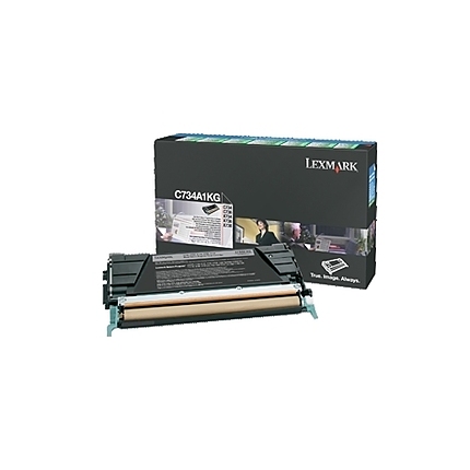 Lexmark C734A1KG C/X734, 736, X738 Black Return Programme 8K Toner Cartridge