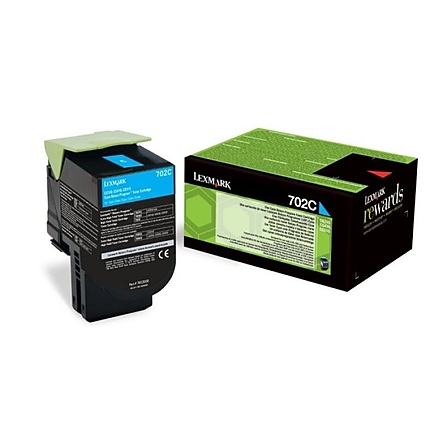 Lexmark 70C20C0 CS/CX310, 410, 510 Cyan Return Programme 1K Toner Cartridge