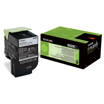 Lexmark 80C20K0 CX310, 410, 510 Black Return Programme 1K Toner Cartridge