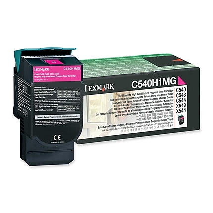 Lexmark C540H1MG C54x, X54x Magenta Return Programme 2K Toner Cartridge