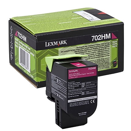 Lexmark 70C2HM0 CS310, CS/CX410, 510 Magenta Return Programme 3K Toner Cartridge