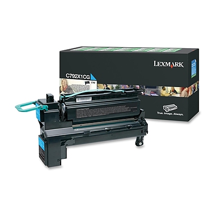 Lexmark C792X1CG C/X792 Cyan Return Programme 20K Print Cartridge