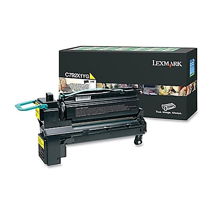 Lexmark C792X1YG C/X792 Yellow Return Programme 20K Print Cartridge