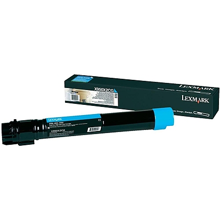 Lexmark X950X2CG X950/952/954 Cyan 22K Toner Cartridge