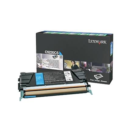 Lexmark C5220CS C522, 524, 530, 532, 534 Cyan Return Programme 3K Toner Cartridge