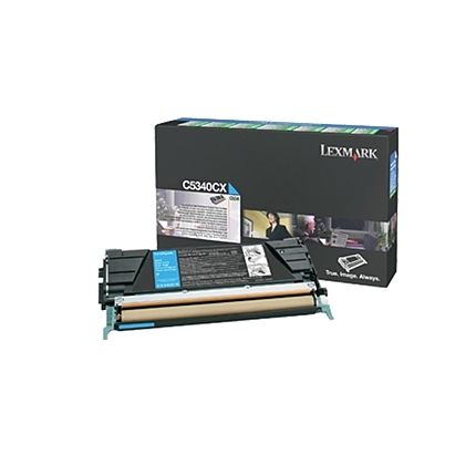 Lexmark C5340CX C534 Cyan Return Programme 7K Toner Cartridge