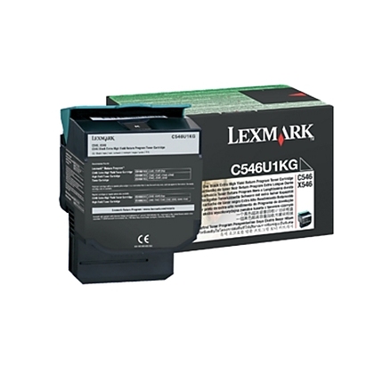 Lexmark C546U1KG C/X 546, 548 Black Return Programme 8K Toner Cartridge