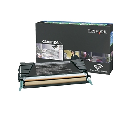 Lexmark C736H1KG C/X736, X738 Black Return Programme 12K Toner Cartridge