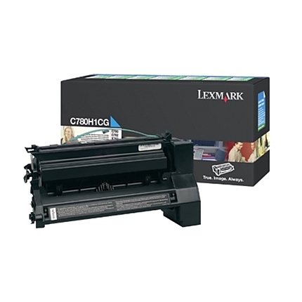 Lexmark C780H1CG C780, C/X782, 782XL Cyan Return Programme 10K Print Cartridge