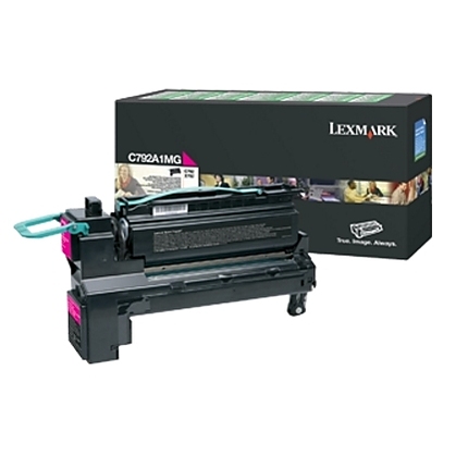 Lexmark C792A1MG C/X792 Magenta Return Programme 6K Print Cartridge