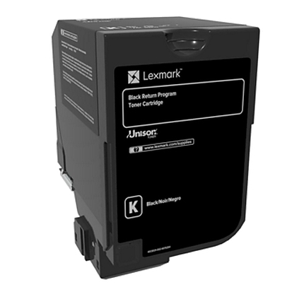 Lexmark 74C20K0 CS720, CS/CX725 Black Return Programme 3K Toner Cartridge