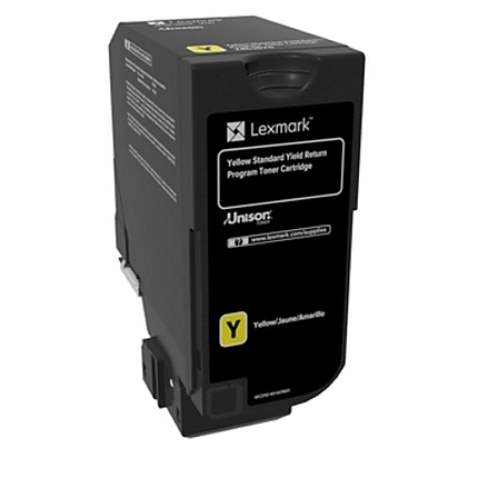 Lexmark 74C2SY0 CS720, CS/CX725 Yellow Return Programme 7K Toner Cartridge