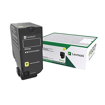 Lexmark 75B20Y0 CS728, CS/CX727 Yellow Return Programme 10K Toner Cartridge